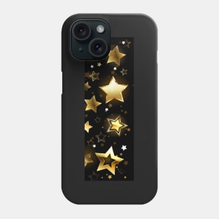 Design with Golden Stars Phone Case