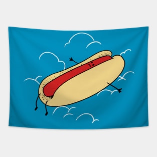 A sad Hot dog Tapestry