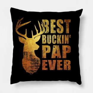 Best Buckin Pap Ever Vintage T-Shirt Gift For Father Day T-Shirt Pillow