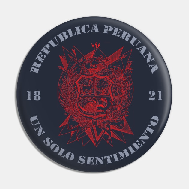 Peruvian Shield Pin by By_Russso