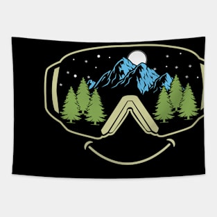 Ski Goggles Tapestry