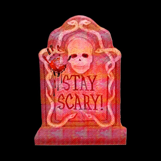 Stay Scary Halloween Tombstone by sabrina.seeto@gmail.com