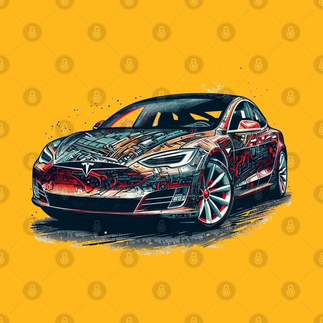 Tesla Model S by Vehicles-Art