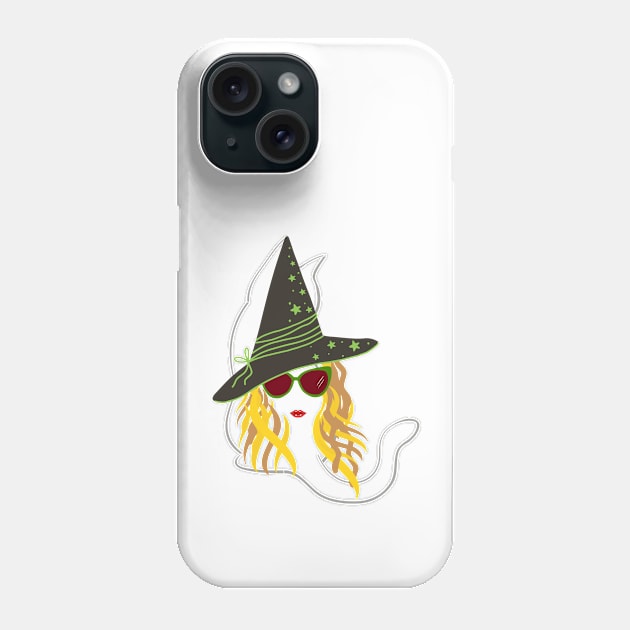 Classy Witch Sunglasses Phone Case by Jenerations