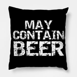 May Contain Beer Shirt for Men Funny Drinking TShirt Women Pillow