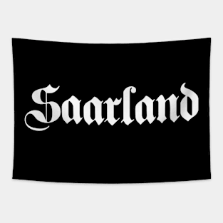 Saarland written with gothic font Tapestry