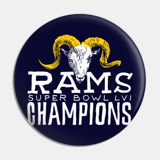 Los Angeles Raaaams 19 champions Pin