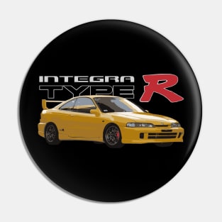 Type R integra DC2 Phoenix Yellow JDM MUGEN Pin