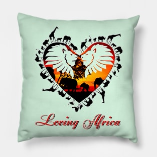 loving africa Pillow