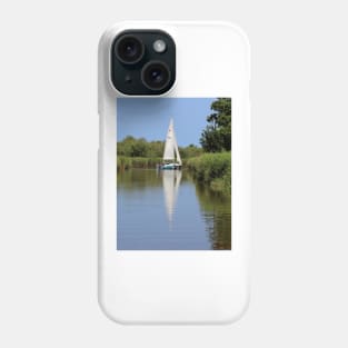 Sailing on the Norfolk Broads Phone Case