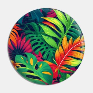 Tropical Leaves Pin