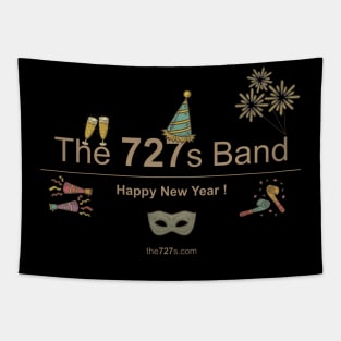 The 727s Band - Happy New Year Logo Tapestry