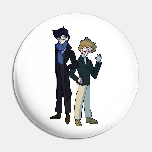 Logan and Patton Pin by Grasboompje