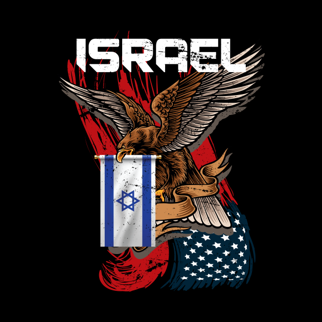 American Pride Eagle Support Israel Israel Mug TeePublic