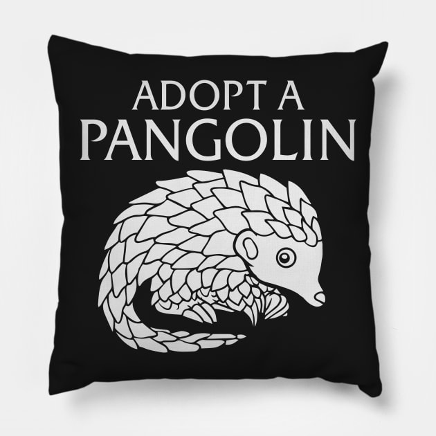 Adopt a Pangolin Pillow by jumpingmaster