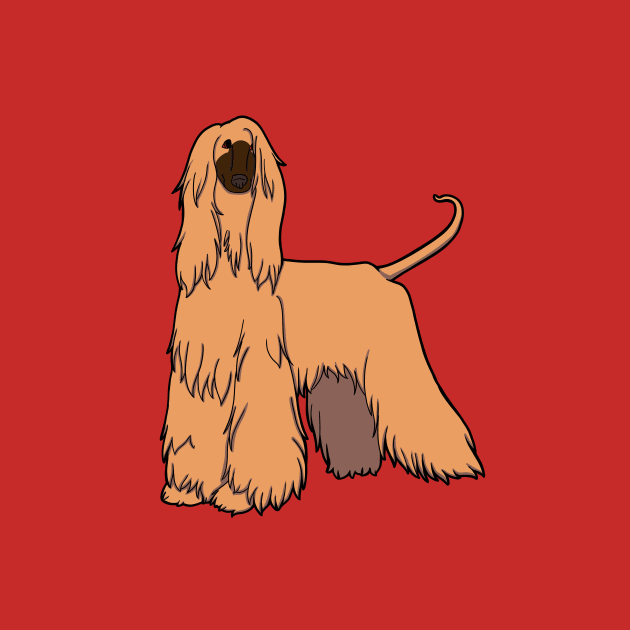 Tan Afghan Hound by Adastumae