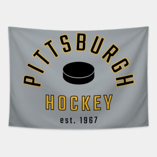 Vintage Pittsburgh Hockey Tapestry