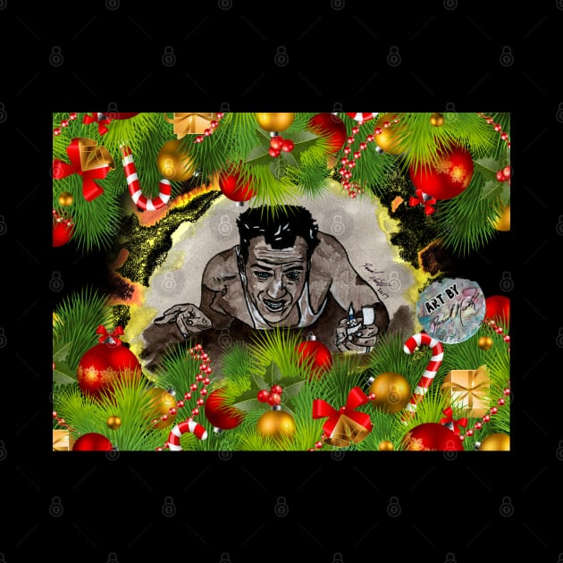 Die Hard Christmas Wreath by BladeAvenger