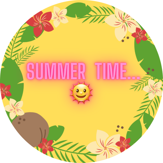 Summer time Kids T-Shirt by KIMIKA