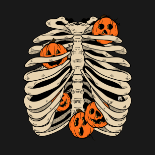 Halloween Couple: Pumpkin Guts T-Shirt