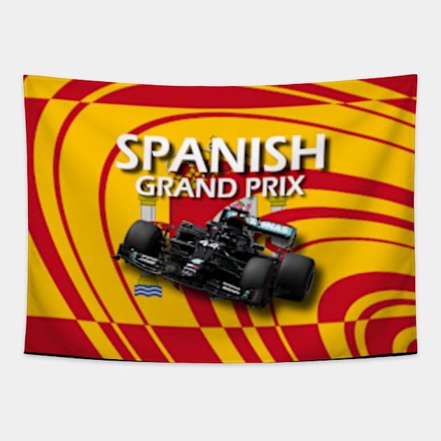 Spanish Grand Prix Tapestry by Worldengine