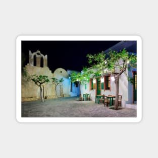 Have a seat in Folegandros Magnet