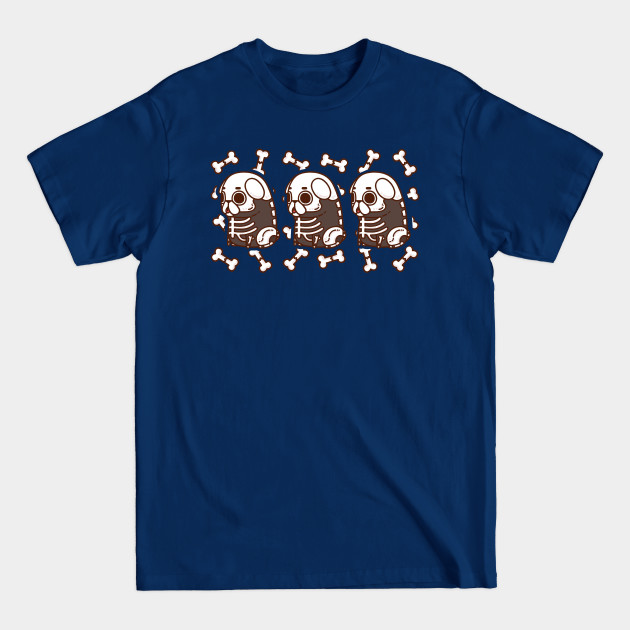 SkelePuglie - Pug - T-Shirt