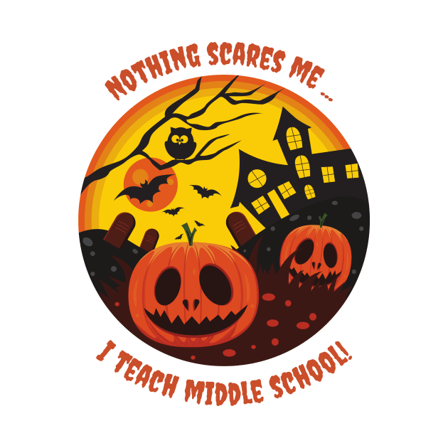 Halloween nothing scares me tshirt by Lyna