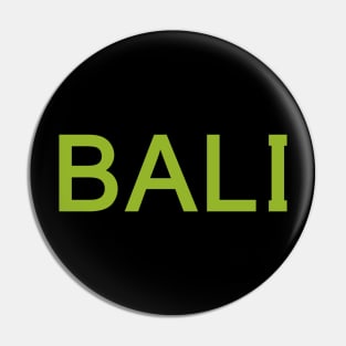 BALI Pin