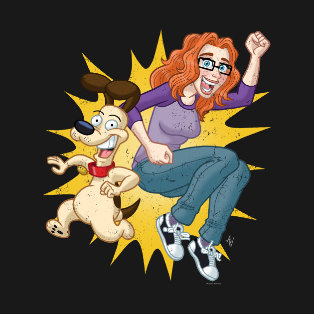 Discover Jenn & Bueno Jump! - Cartoon Character Cute Girl - T-Shirt