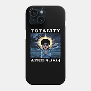 Solar Eclipse 2024 Totality April 8 Phone Case