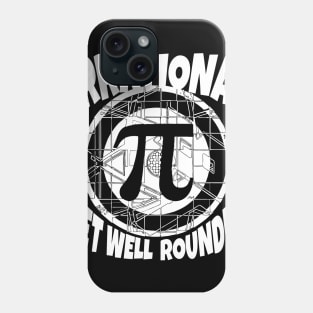 Irrational Yet Well Rounded Pi Day Symbol Phone Case