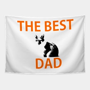 Cat? Best cat dad Tapestry