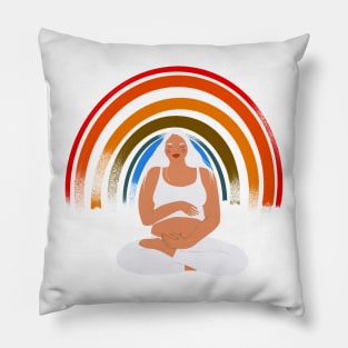 Rainbow mama Pillow