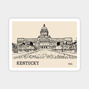 Kentucky State USA Magnet