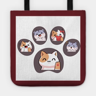 Cute Cat Emoji Tote