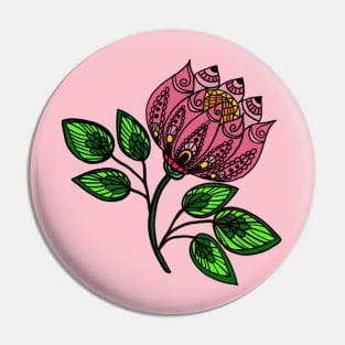 Pink Lotus Flower Pin