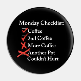 Monday Checklist Pin