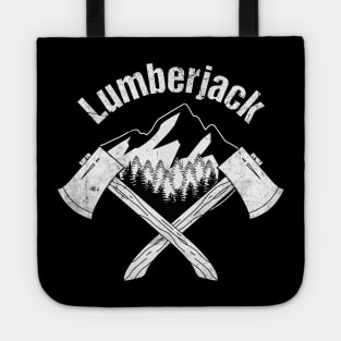 Lumberjack Woodworker Arborist Forestry Tote