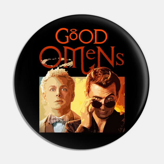 Good Omens Vintage Pin by olivia parizeau