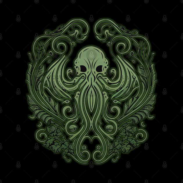 Cthulhu Baroque Logo by Hiraeth Tees