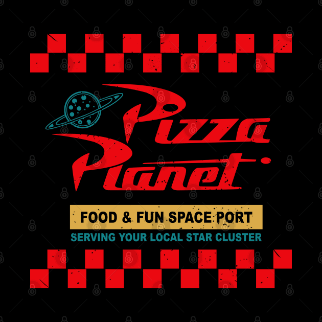 Pizza Planet Color by Alema Art