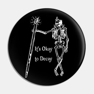 It's Okay to Decay Pin