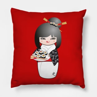 Kokeshi Sushi Pillow