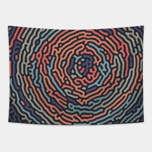 Earth, Water and Air Spiral - Turing Pattern Tapestry