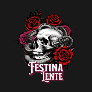 Skull Art Festina Lente Tee T-Shirt