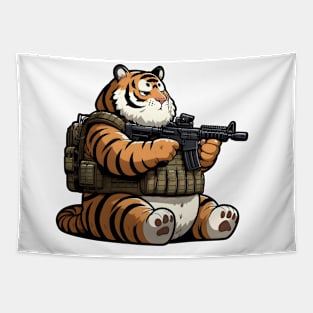 Tactical Tiger Tapestry