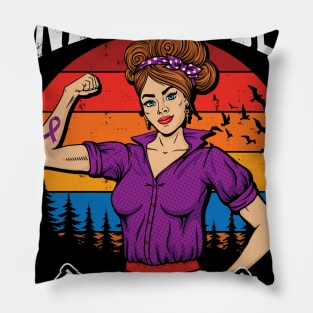 Unbreakable Thyroid Warrior Pillow