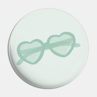 Heart Sunnies - Mint Pin