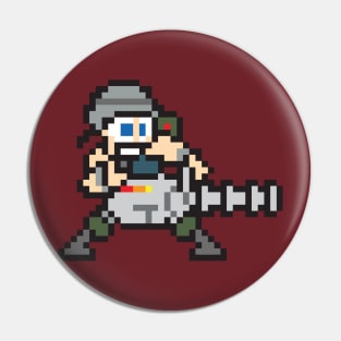 Gun-Thor 8Bit character Pin